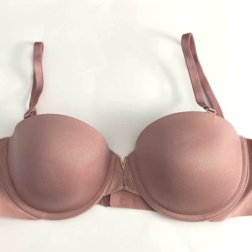 VS BARE Sexy Illusions Uplift Strapless Dusty Pink Bra | Multiway | Padded